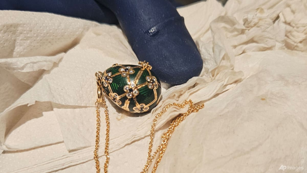 New Zealand police recover swallowed James Bond-inspired Fabergé pendant after 6-day wait