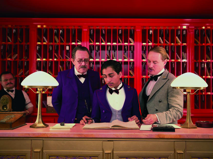 The Grand Budapest Hotel’s symmetrical charm.