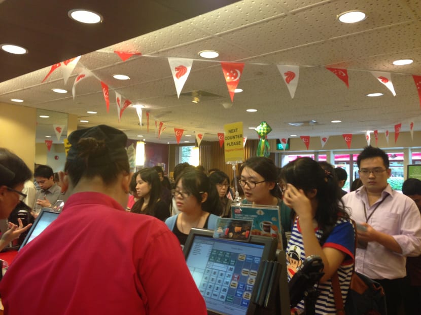 Long queues at McDonald’s, again