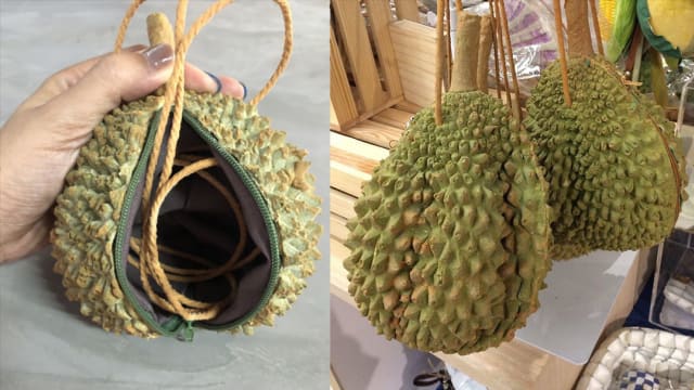 到底是有多爱？！超逼真榴梿包包，奇葩还是时尚？
