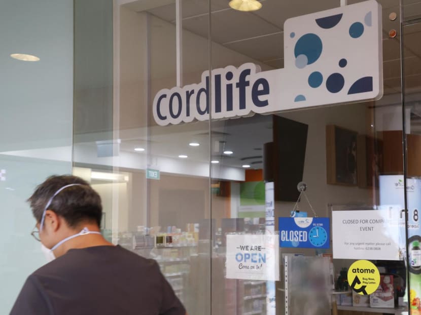 A Cordlife branch at Mount Elizabeth Novena Hospital on Dec 1, 2023.