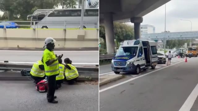 泛岛快速公路出口发生交通事故 家属社媒寻求行车记录器画面