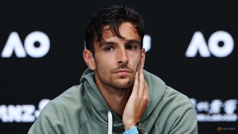 Heartbroken Musetti lost for words after injury ends Australian Open run