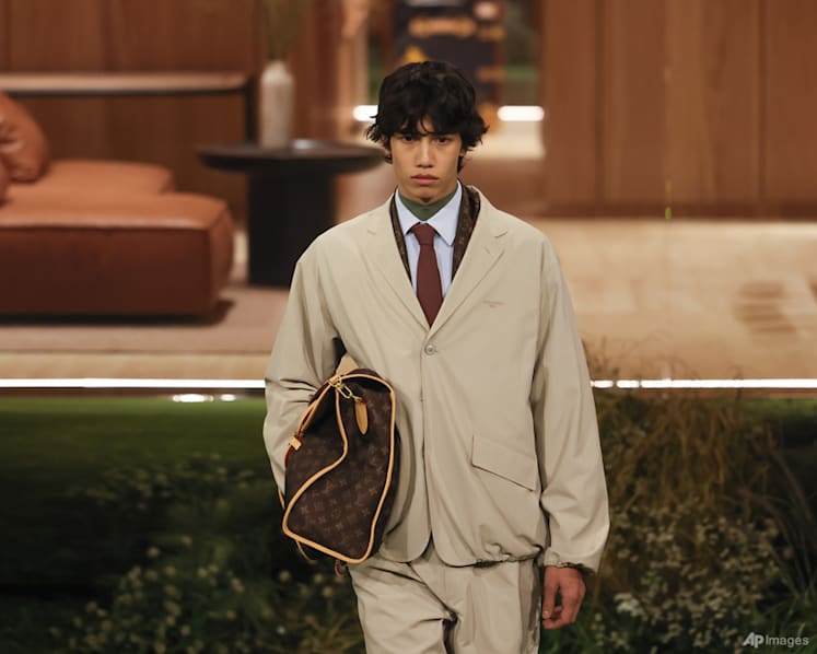 Pharrell opens Vuitton’s monogram anniversary year with cinematic menswear show