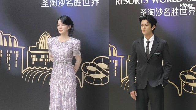 狮城星光熠熠　王鹤棣、张若昀、张韶涵盛装亮相圣淘沙名胜世界！