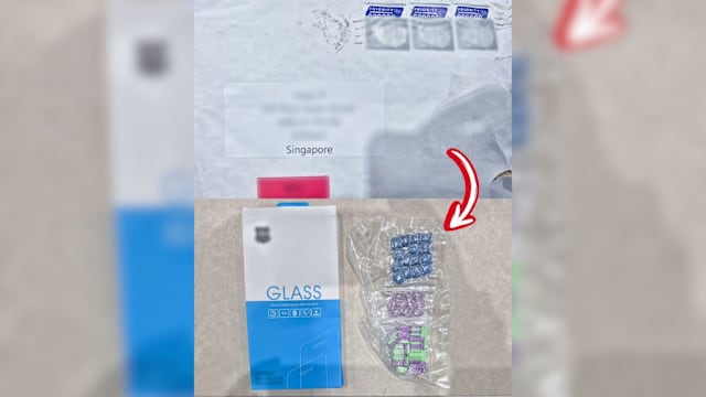 移民局在“屏幕保护膜”盒中 起获50粒摇头丸