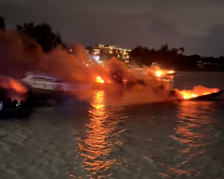 Pre-dawn fire at Phuket's Chalong Bay pier destroys 22 speedboats, tour operators left scrambling 