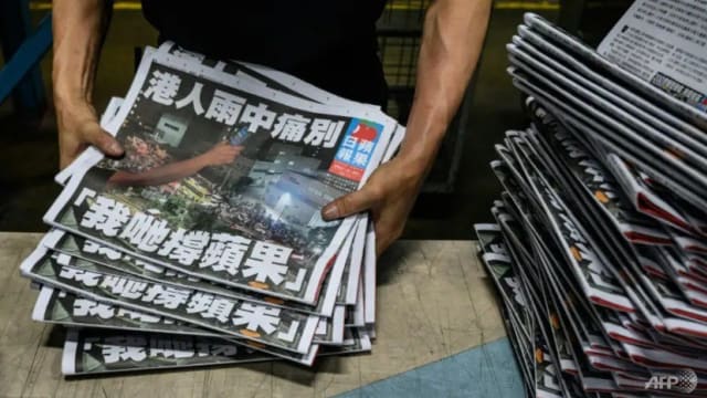 六名前《苹果日报》高层人员 承认串谋勾结外国或境外势力危害国家安全