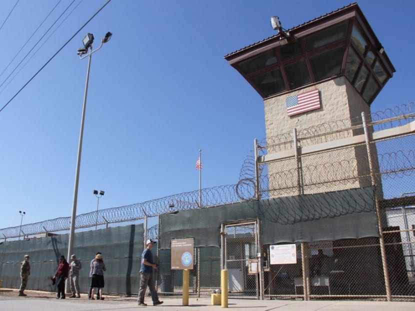 A guard tower at the US military's prison in Guantanamo Bay, Cuba.