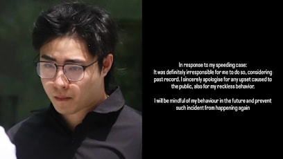 Zong Zijie Makes Public Apology For Speeding Case: "It Was Definitely Irresponsible"