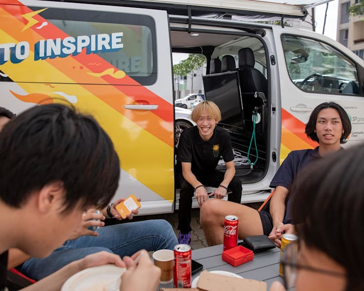Electric van visiting ‘hot spots’ in Jurong, Woodlands, Ang Mo Kio offers safe space to befriend, support youth-at-risk