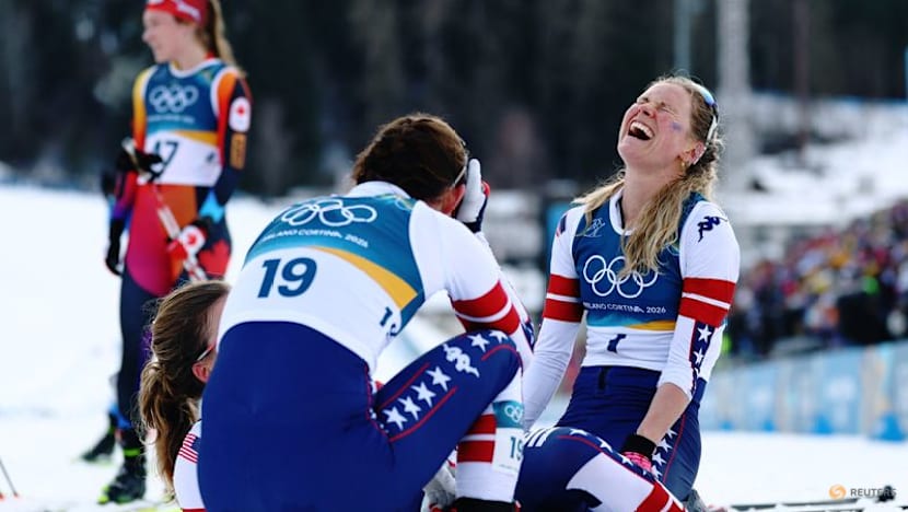 Crosscountry-Diggins' final Games off to rocky start after early skiathlon crash