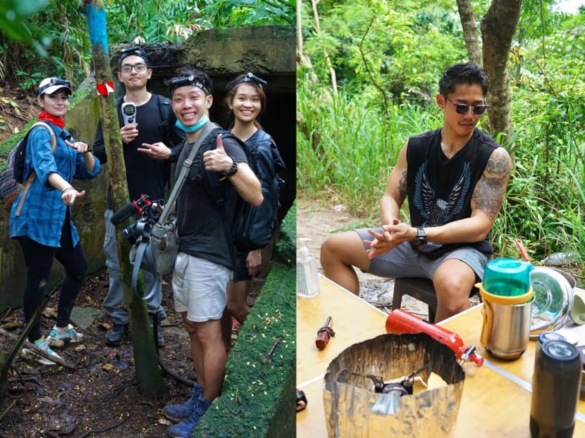 (Left) Beyond Expeditions team members get ready to explore an underground bunker in the northern part of Singapore. Singaporean travel entrepreneur Scott Tay is among a number of restless locals seeking to breach new frontiers in the tiny urbanised country while international travel plans are shelved. (Left) Beyond Expeditions team members get ready to explore an underground bunker in the northern part of Singapore. Singaporean travel entrepreneur Scott Tay is among a number of restless locals seeking to breach new frontiers in the tiny urbanised country while international travel plans are shelved.