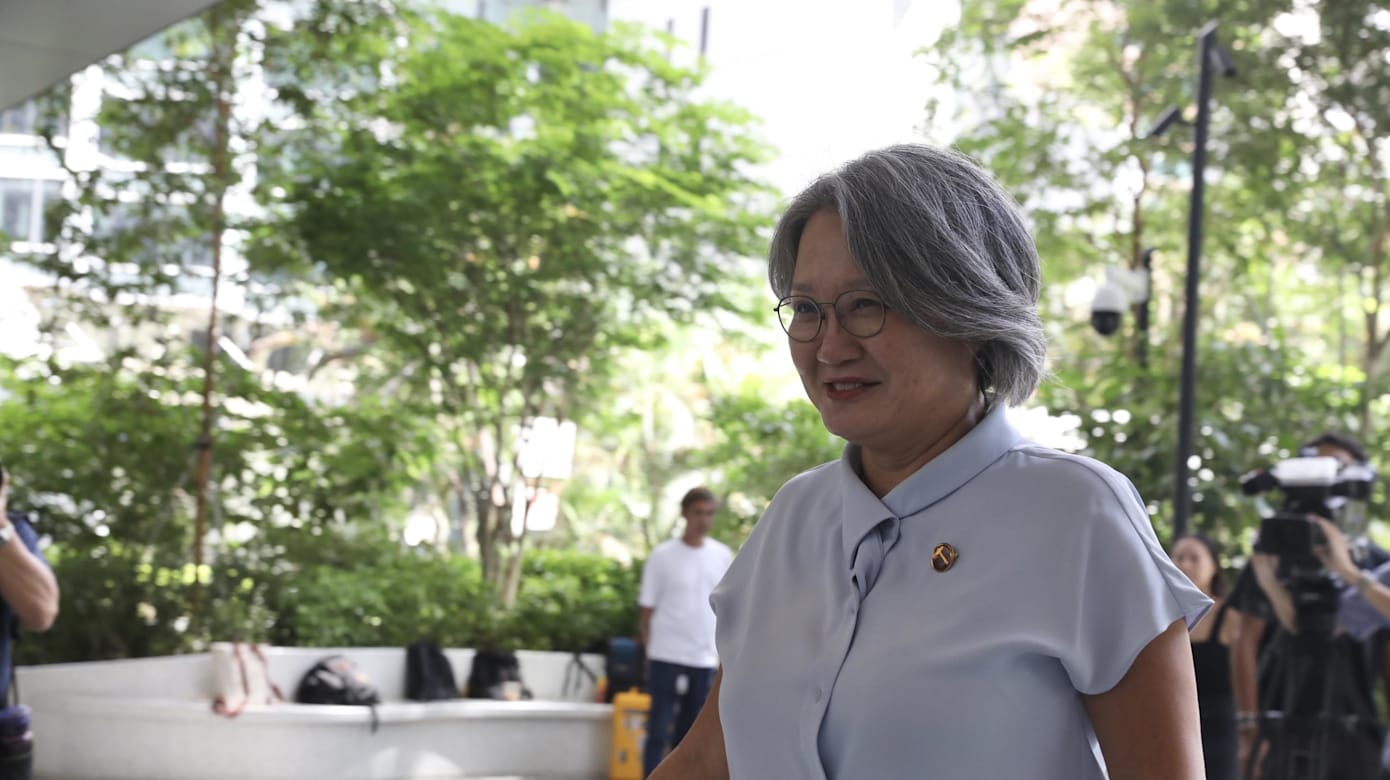 工人党主席林瑞莲。（图：CNA）