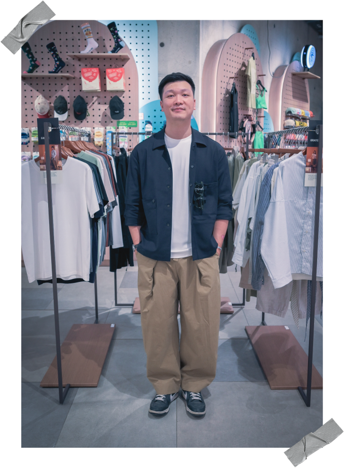 国际业务主管 Andy 服装改造后