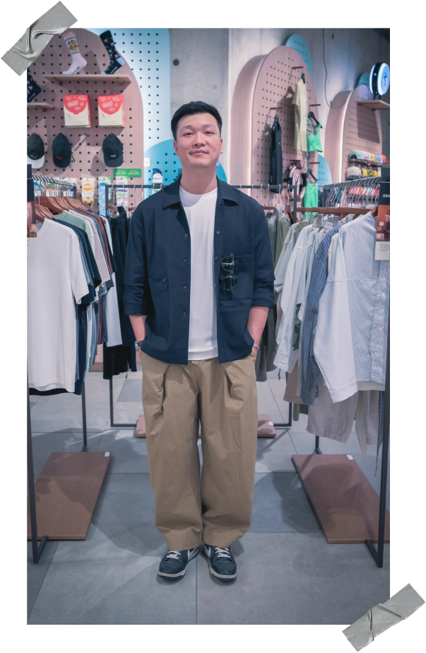 国际业务主管 Andy 服装改造后