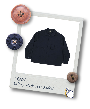 GRAYE Utility Workwear Jacket