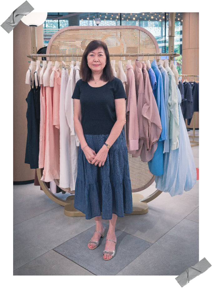 会计员 Angie 服装改造前