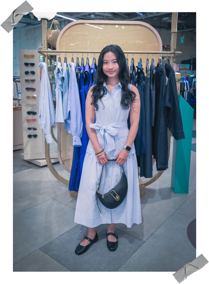 业务合作执行员 梁玮娗 服装改造后