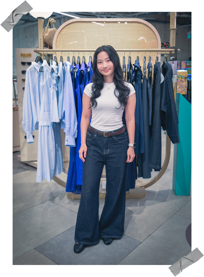 业务合作执行员 梁玮娗 服装改造前