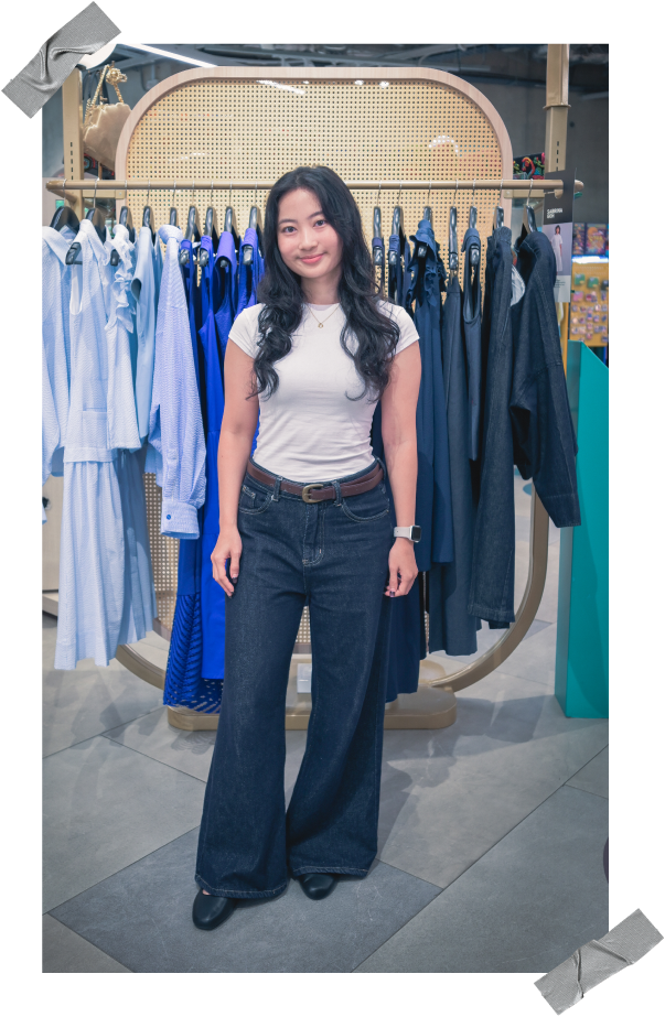 业务合作执行员 梁玮娗 服装改造前