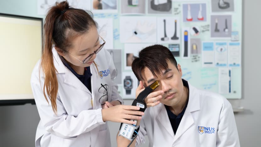 Dad’s glaucoma tests spur NUS student to invent pain-free device. Now it’s a James Dyson Award winner