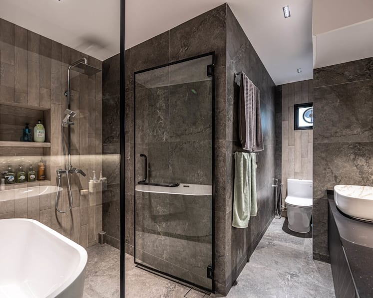 After a S$160,000 reno, maisonette now has a bathroom worthy of a 5-star hotel, swing and a huge walk-in wardrobe