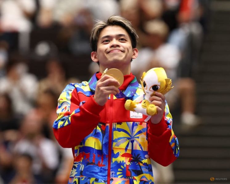 Games-Philippines trailblazer Yulo adds Asian Games gold to Olympic success in gymnastics