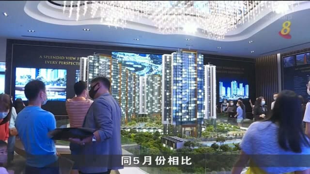 本地6月份私宅销量 环比下跌约六成