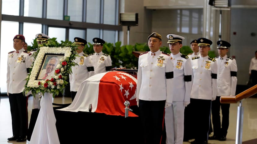 Final journey across S’pore for S R Nathan during funeral procession