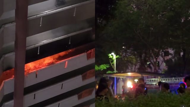 油池组屋单位发生火灾