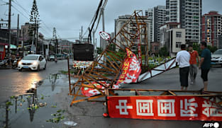 Typhoon Ragasa bears down on southern China after killing 17 in Taiwan