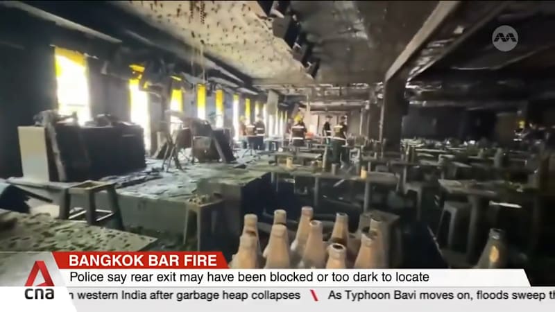 Bangkok bar fire kills 27; police probe negligence over blocked emergency exits