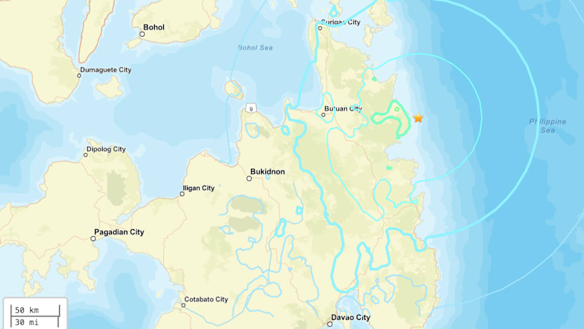 Magnitude 6.0 quake hits off southern Philippines: USGS Magnitude 6.0 quake hits off southern Philippines: USGS