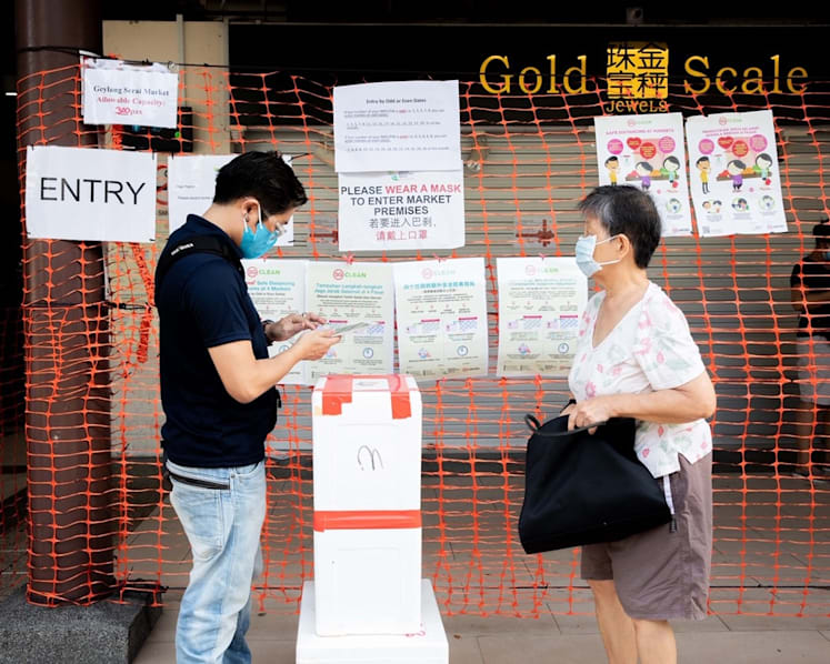 Covid-19: No more queues at popular wet markets as strict enforcement of staggered entry rules begin