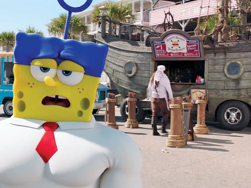 A screenshot out of the new SpongeBob movie trailer. Photo: YouTube