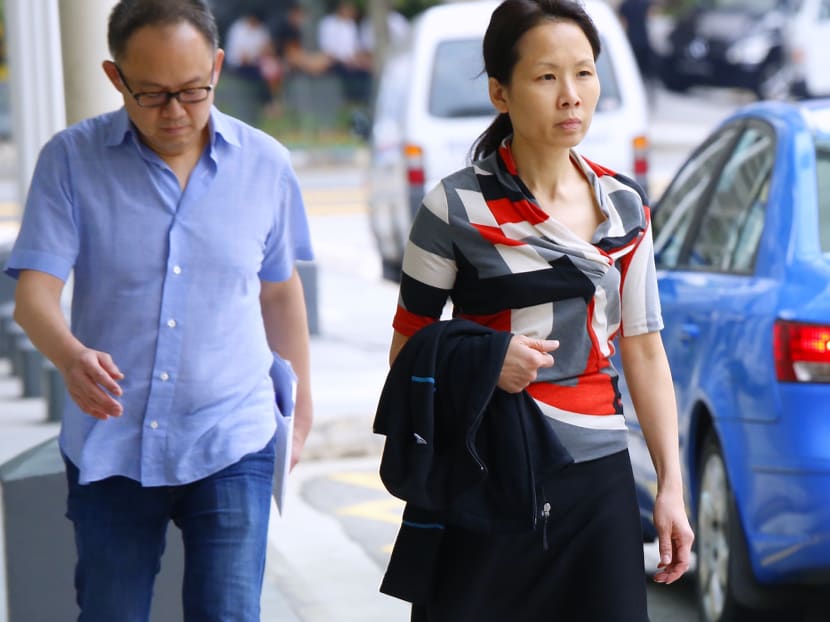 Ms Thelma Oyasan Gawidan's former employers Lim Choon Hong and his wife Chong Sui Foon on Dec 16, 2015. Photo: Ernest Chua