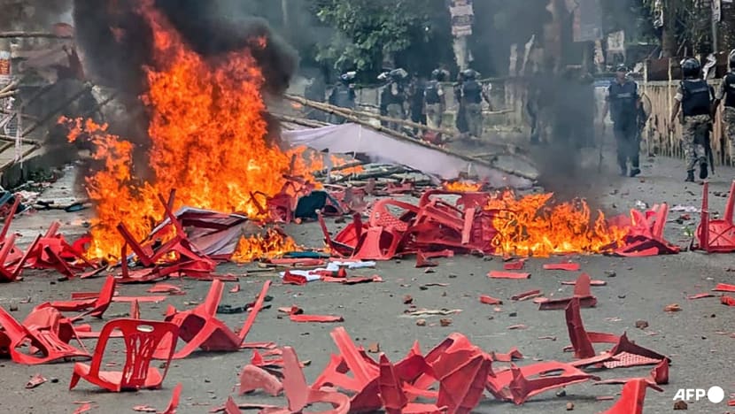 Three killed in Bangladesh after clashes in Sheikh Hasina's hometown Three killed in Bangladesh after clashes in Sheikh Hasina's hometown