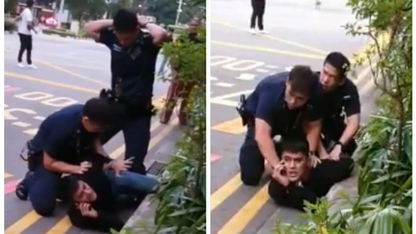 Singer Aliff Aziz pinned down and arrested at Orchard Road after drunken argument