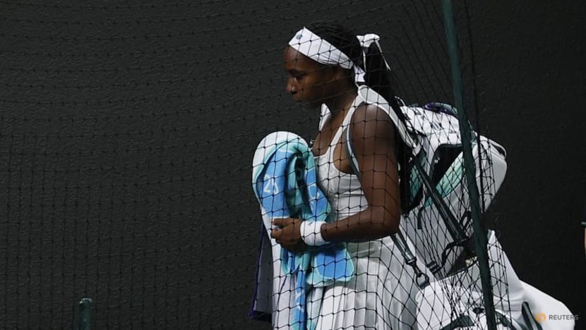 Emotional Gauff blames switch from clay to grass for Wimbledon defeat Emotional Gauff blames switch from clay to grass for Wimbledon defeat