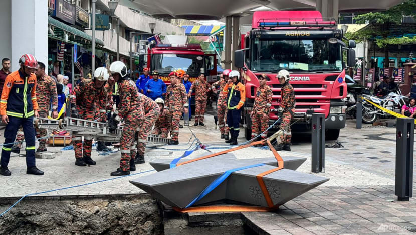 Search for tourist who plunged into 8m-deep sinkhole in Malaysia enters third day