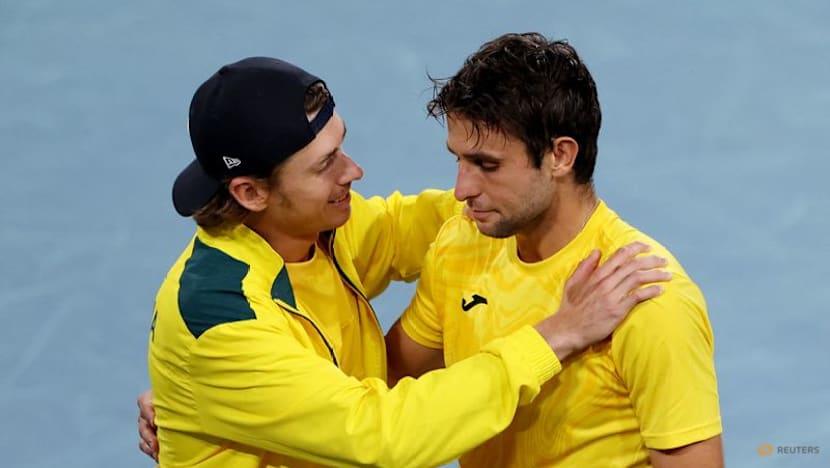 Belgium beat Australia to reach Davis Cup Final 8 despite De Minaur fightback