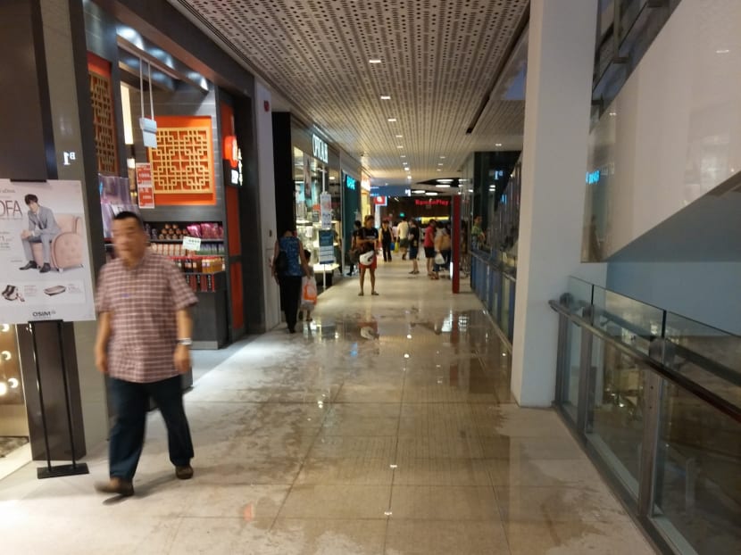 Parts of Jem shopping centre covered in water after sprinklers go off