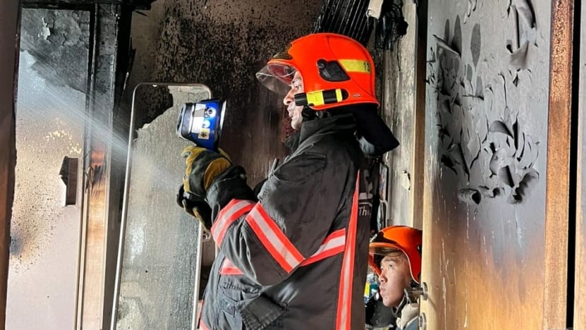 Fire breaks out at Jurong East condominium, 1 taken to hospital
