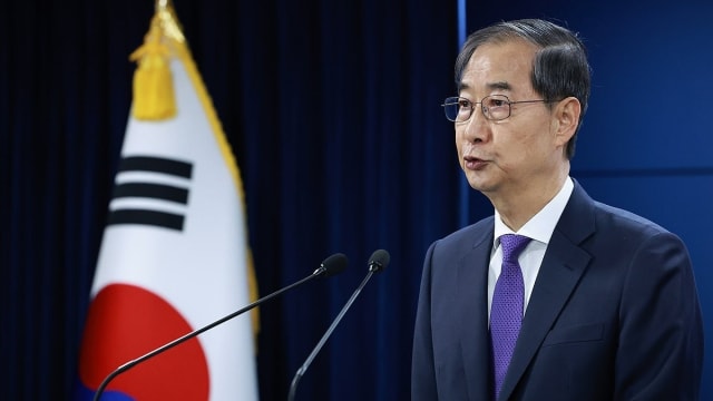 韩国前总理韩悳洙辞职一天后 宣布参加总统选举