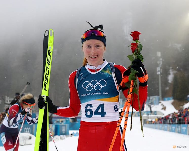 Biathlon-Norway's Kirkeeide earns redemption as superb final lap seals sprint gold