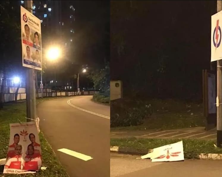2 men charged with damaging PAP posters, removing PSP posters during GE2020