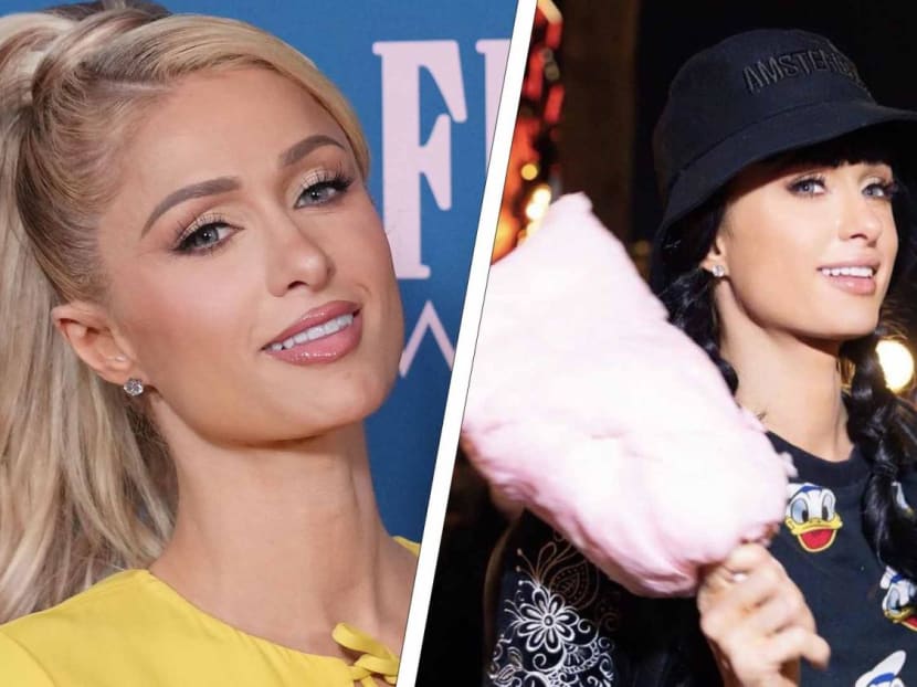 Paris Hilton Wore A Black Wig To Disguise Herself For A Trip To Disneyland