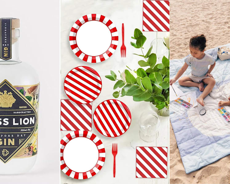 National Day party essentials you need, whether you're staying in for a home gathering or heading outdoors to paint the town red and white