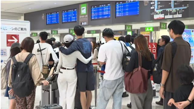 冲绳那霸机场逾20航班延误取消 只因工作人员弄丢一物 